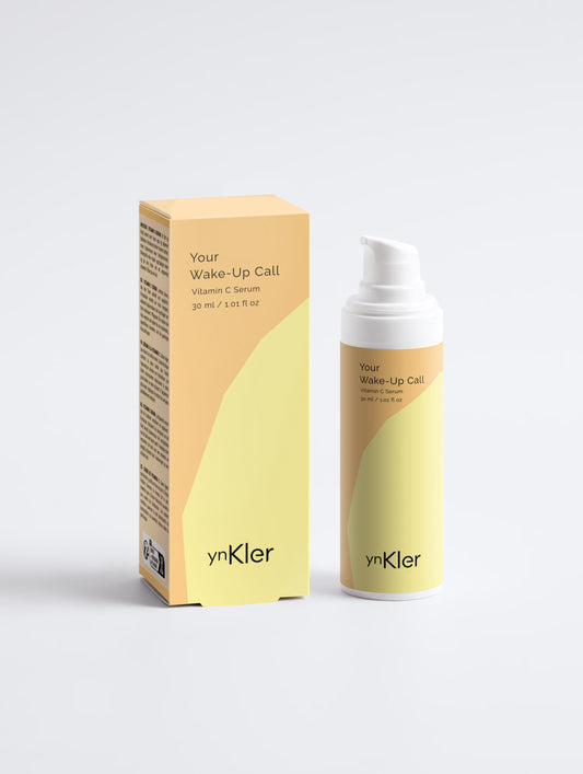 ynKler Vitamin C Serum bottle and packaging on a white background