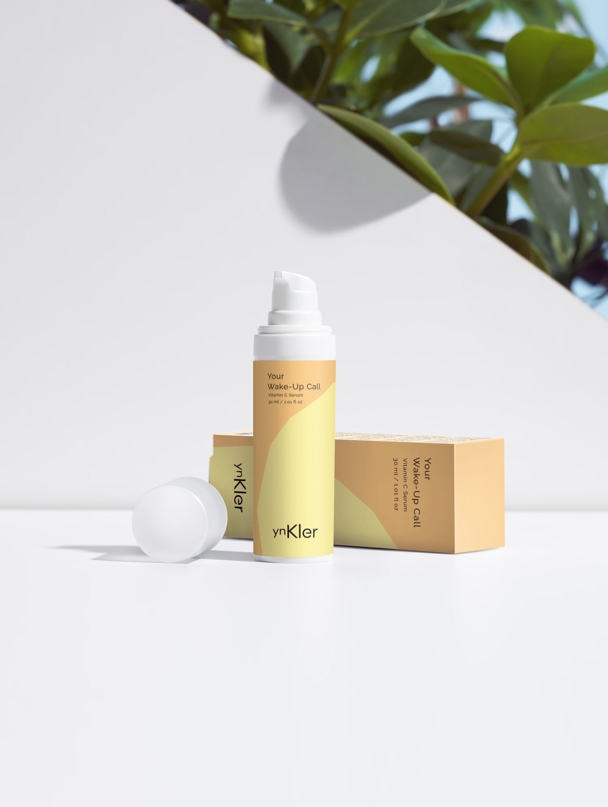 ynKler Skincare product with packaging on a white background